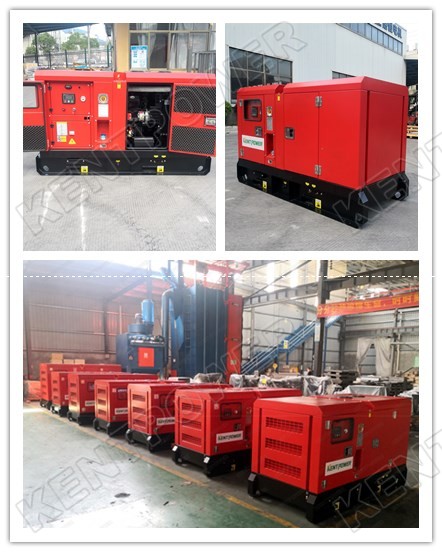 7 Sets of Bright Red Diesel Generators Delivered to Our Customer